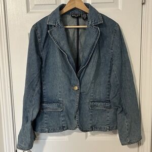 D.F.A New York Vintage Denim Blazer‎